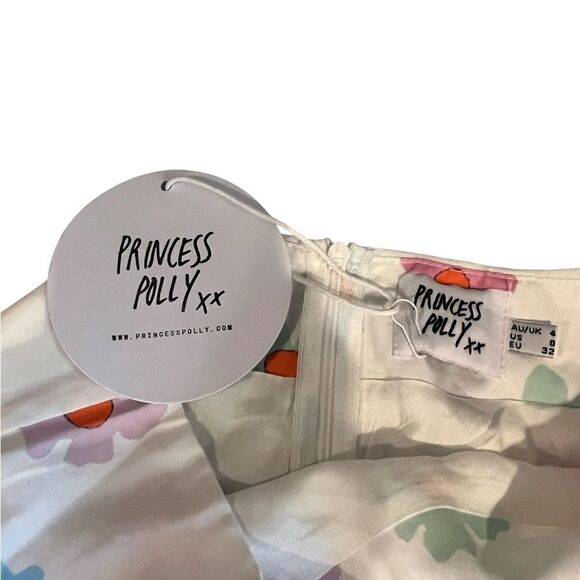 Princess Polly Mishnah Mini Skirt BNWT Non Smoking Floral Lined 0 - Picture 5 of 13